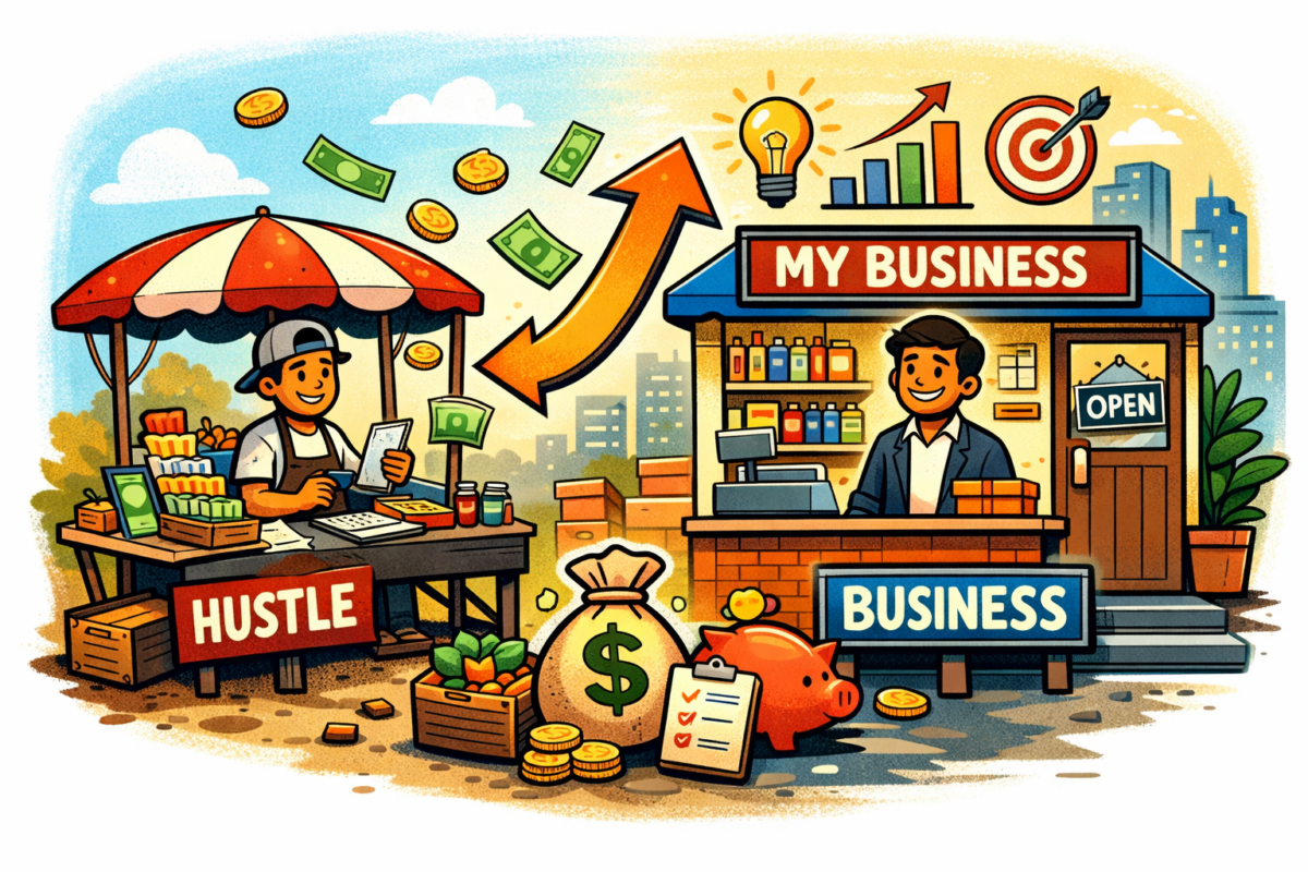 How to Turn a Hustle Into a Business Using Smart Money and Lean Startup Principles